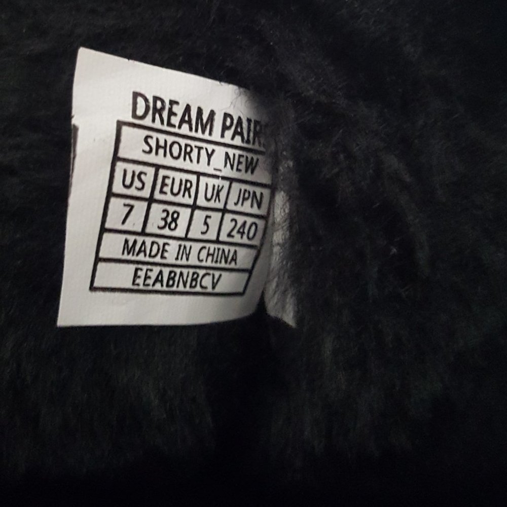 New DREAM PAIRS Womens Faux fur Mid Calf Sheepskin Insole Winter Ankle Snow Boot - Picture 6 of 7